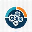 Iconographic image of gears working together