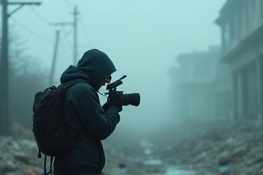 Image representing reporting in a challenging environment